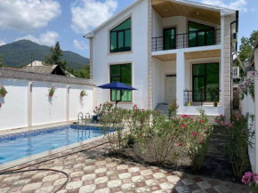 Qafqaz White Villa swimming pool Gabala